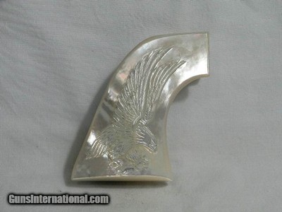 Colt Single Action Army Carved Pearl Eagle Grips