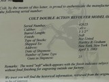 Colt 1877 Thunderer Engraved 41 Colt 1883 - 14 of 14
