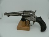 Colt 1877 Thunderer Engraved 41 Colt 1883