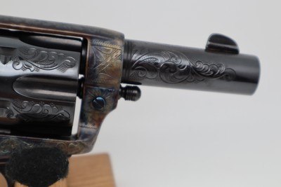 Great Western Single Action Army Sheriff Model Engraved 45 colt with a 3” Barrel. - Image 3 of 12
