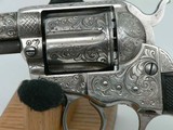 Colt Lightning 38 long colt Factory-Engraved with a 2 1/2” Barrel 98% nickel 1877 - Image 2 of 12