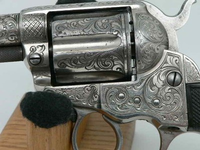 Colt Lightning 38 long colt Factory-Engraved with a 2 1/2” Barrel 98% nickel 1877 - Image 2 of 12