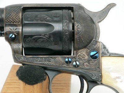Colt Single Action Army Engraved 45 colt with a 4 3/4” Barrel 1900 - Image 2 of 15