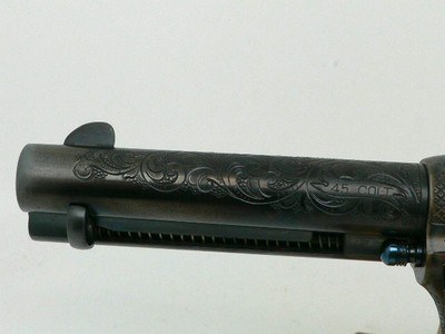 Colt Single Action Army Engraved 45 colt with a 4 3/4” Barrel 1900 - Image 4 of 15