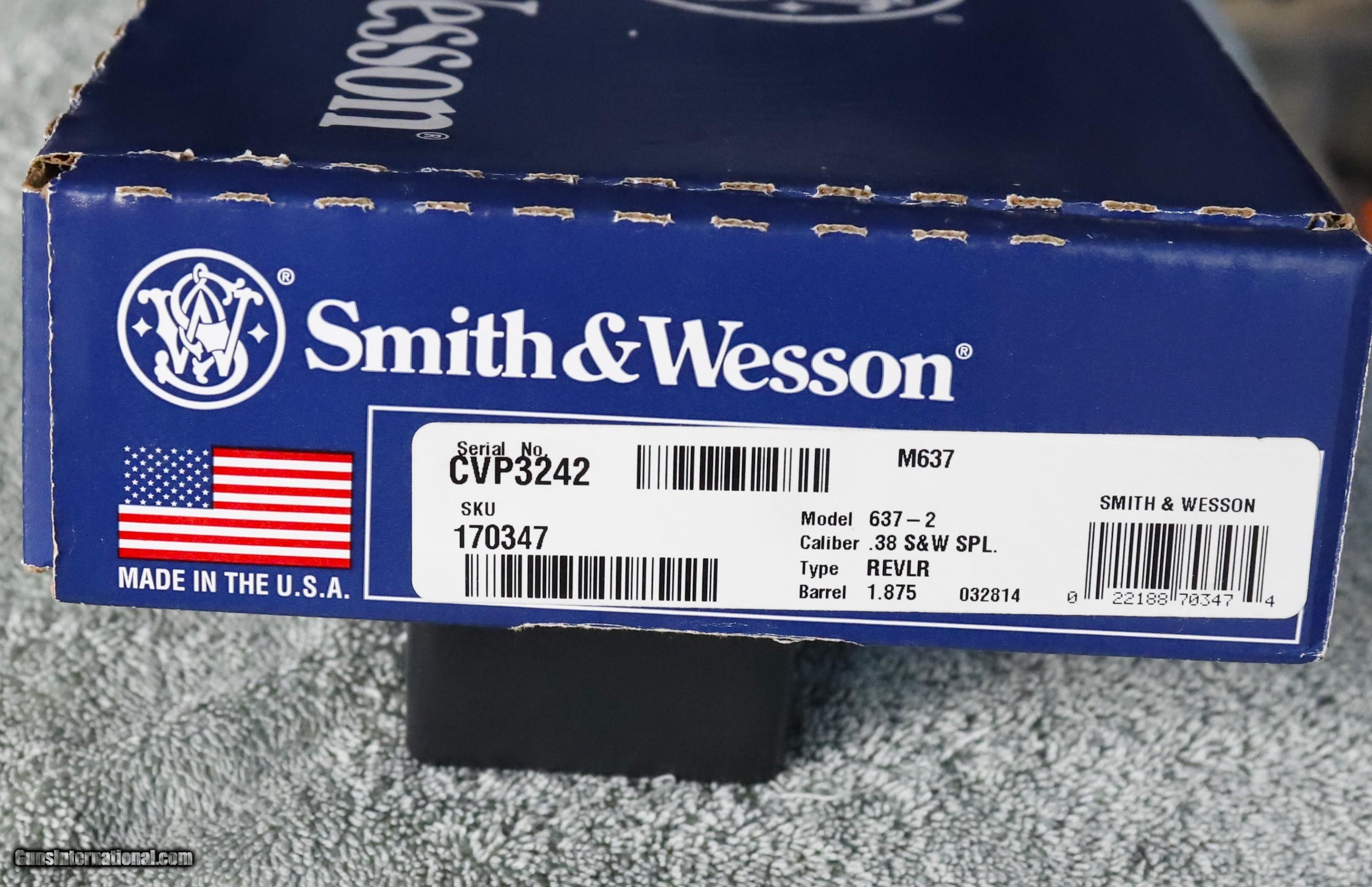 MODEL 637  Smith & Wesson