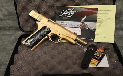Kimber~Stainless II 24kt Plated~45 Auto - Image 3 of 4