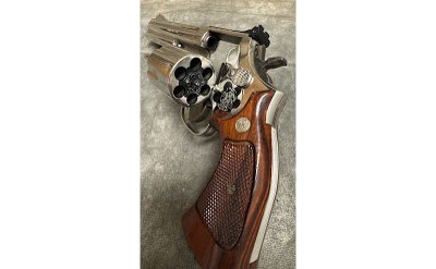S&W~Nickel 586 (no dash)~.357 Magnum - Image 3 of 5