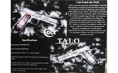 Colt ~ Delta Elite Fenrir Limited Edition ~ 10mm Auto - Image 8 of 8