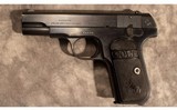 COLT ~ 1908 POCKET HAMMERLESS ~ 380 AUTO - 1 of 5