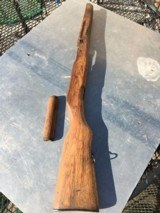 SKS rifle stock with had guard and cleaning kit - 1 of 9