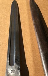 US Military 1892 Krag Bayonet and scabbard 30-40 - 7 of 12