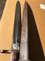 US Military 1892 Krag Bayonet and scabbard 30-40 - 11 of 12