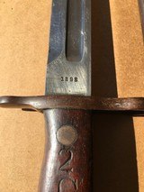 US Military 1892 Krag Bayonet and scabbard 30-40 - 12 of 12