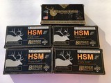 6mm Remington Ammo lot 100 rds HSM - 1 of 5