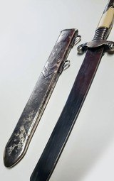 Set of 3 WW2 blades - German Alcoso S RAD Leader Officer Hewer/Dagger with Scabbard from Air Force - 10 of 13