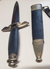 WW2 German SNF Solingen Luftwaffe Glider Air Force Pilot’s Dagger Hanger Knife from World War 2 - 5 of 12