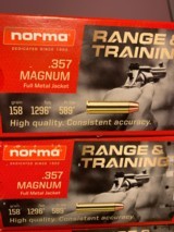 .357 Magnum Norma 250 Rounds Brass - 3 of 4