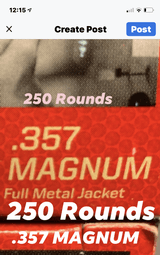 .357 Magnum Norma 250 Rounds Brass - 4 of 4