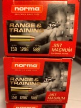 .357 Magnum Norma 250 Rounds Brass - 1 of 4