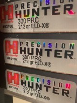 60 Rounds Hornady 300 PRC .300 PRC 212g - 1 of 3