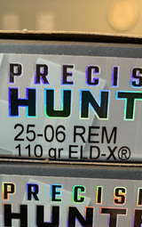 25-06 REM Hornady Precision Hunter 110 ELD-X - 2 of 2