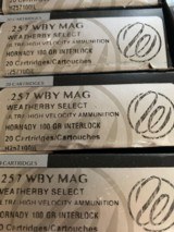 60 Rounds Weatherby .257 WBY MAG 100g - 2 of 3