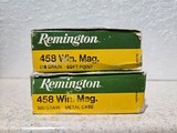 .458 Winchester Magnum 40 rounds Remington Factory Ammunition