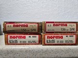 Norma 6.5 x 55
factory ammunition