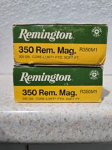 .350 Remington Magnum Factory Ammunition