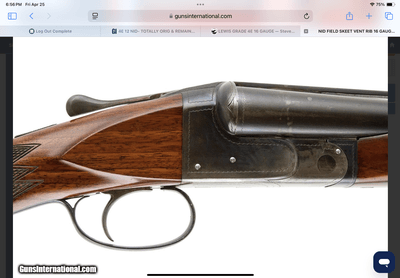 Ithaca Side by Side,16ga Shotgun, Very Good - Image 1 of 15