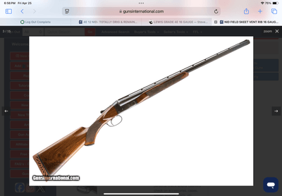 Ithaca Side by Side,16ga Shotgun, Very Good - Image 3 of 15