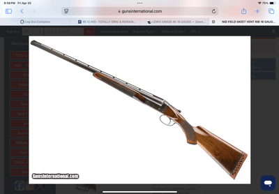 Ithaca Side by Side,16ga Shotgun, Very Good - Image 2 of 15