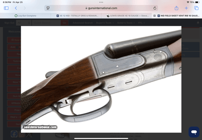 Ithaca Side by Side,16ga Shotgun, Very Good - Image 4 of 15