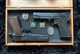 German Military Pistol Bundle- Comes with box & additional Military pins - 1 of 15