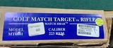 Colt Match Target Rifle (HBAR) - .223 Rem/5.56 NATO, Box, manual, plastic bag, NEVER FIRED - 13 of 15