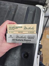 Weatherby .340 magnum ammunition 2 boxes - Image 1 of 2