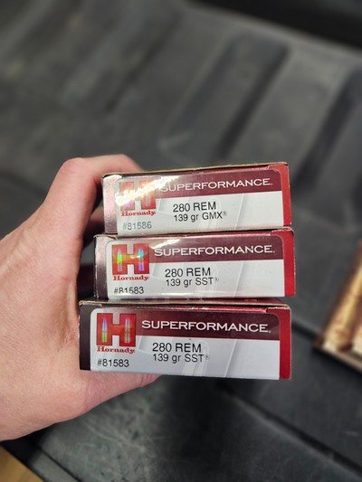 .280 Remington ammunition 3 boxes - Image 1 of 2