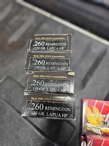 .260 Remington ammunition 4 boxes - Image 1 of 2
