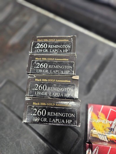 .260 Remington ammunition 4 boxes - Image 1 of 2