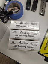 .300 Weatherby magnum ammunition 3 boxes - Image 1 of 2