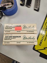 300 Weatherby magnum ammunition 2 boxes - Image 1 of 2