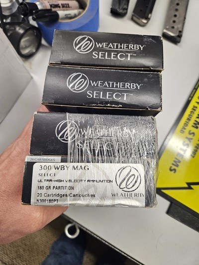 300 Weatherby magnum ammunition 4 boxes - Image 2 of 4
