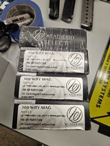 300 Weatherby magnum ammunition 4 boxes - Image 1 of 4