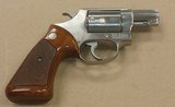 Smith & Wesson Model 60 No Dash Stainless .38 Spl 5 Shot Revolver Excellent - 14 of 15