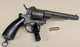 Pinfire Revolver Belgium Made Eartly 1800s Matching Proof Marks Excellent Condition