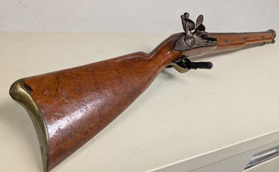 English Coach Gun Early 1800s Manufacture Functions Well / Some 20th Century Gunsmithing