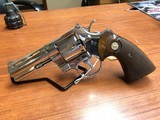 Colt 357 python nickel 4 inch 1970 revolver - 4 of 9