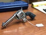 Colt 45 Single Action Army nickel 4inch - 1 of 5