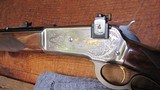 Browning Model 71 High Grade - 348 Win - Engraved and Gold Inlayed - 9 of 12
