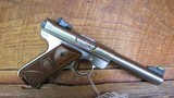 Ruger Mark III Target 60th Anniversary - 22 LR With Gold Inlay - 1 of 5